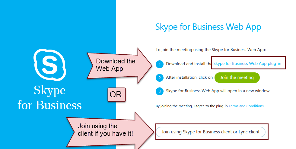 skype for business web app download mac